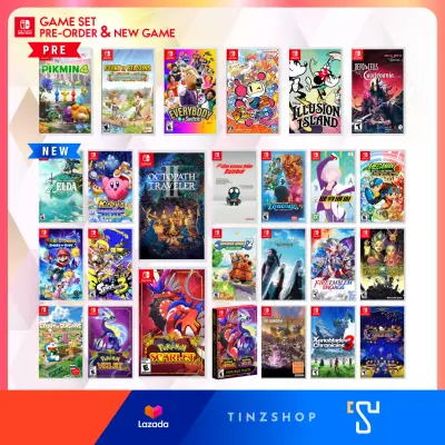 Pre Order & New Game Set : NintendoSwitch Game : Zelda Tears of Kingdom / Meagaman / Bomberman / Pikmin4 / Dead Cells / Fitness / Disney / Story Wonderful Life เลือกเกม