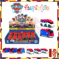 ของเล่นรถบัสจิ๋ว ทีมสุนัขกู้ภัยของเล่นรถ มีลาน แบบสุ่ม ขนาด 10 ซม.