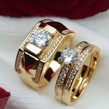 Twilight Love Gold Couple Bands