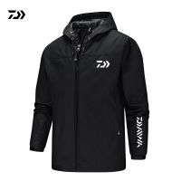 DAIWA เสื้อแจ็คเก็ตตกปลาสำหรับผู้ชายเสื้อโค้ทเสื้อแจ็คเก็ตสำหรับผู้ชายเสื้อโค้ทบุรุษเสื้อแจ็คเก็ตบอมเบอร์ลำลองสำหรับเสื้อผ้าชั้นนอกของบุรุษ