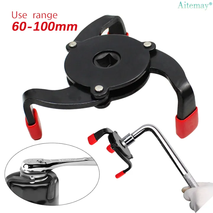 Aitemay 3 Jaw Oil Filter Remover Tool Cars Oil Filter Removal Tool
