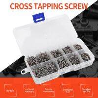 800Pcs Stainless Steel Self Tapping Screw Assortment Kit Lock Nut Wood Thread Nail Screw Sets M2