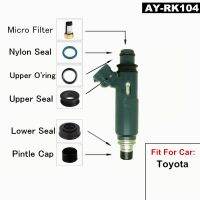 ตัวกรองฝาชุดซีนยางชุดซ่อมแซมหัวฉีดน้ำมันสำหรับเครื่องยนต์โตโยต้า4E 4EFE OEM 23250-11120 2325011120 (AY-RK104)