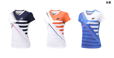 Hot Sale  Womans Badminton Jersey Sports Shirt Competition Training Breathable Quick Dry Outfit Jersey 2366B