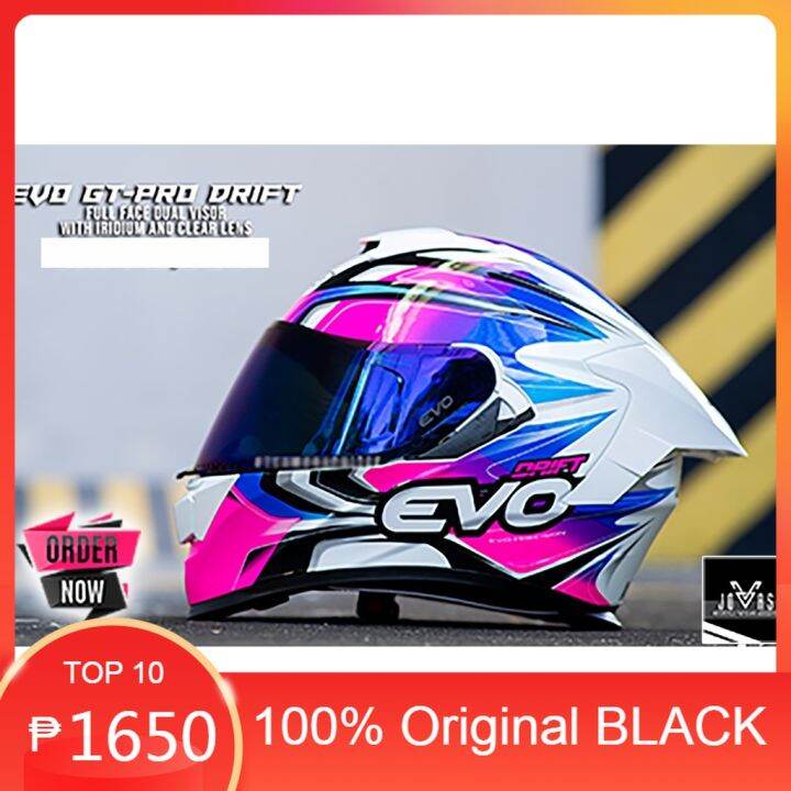 Legit EVO HELMET GTPRO DRIFT FULL FACE Lazada PH
