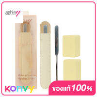 Ashley Makeup Spatula 1 Set เซทไม้พายใช้ลงรองพื้นและฟองน้ำ 2ชิ้น