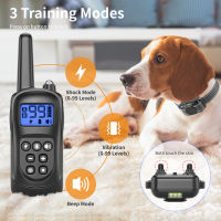 Shock Training Waterproof Dis Vition Sound Dog Electric 800M Collar Remote Anti-Bark With Rechargeable Control