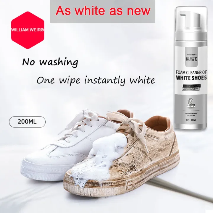 White Shoes Cleaner Shoe Whitening, How To Clean Yellow Stains On White Leather Shoes