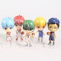 GASGV โมเดลสำหรับสะสม Kuroko Tetsuya 5ชิ้น/เซ็ตชุดบาสเก็ตบอล Kuroko บาสเกตบอลหุ่นฟิกเกอร์ฟิกเกอร์ของเล่นเครื่องประดับตุ๊กตาโมเดลรูปแกะสลัก