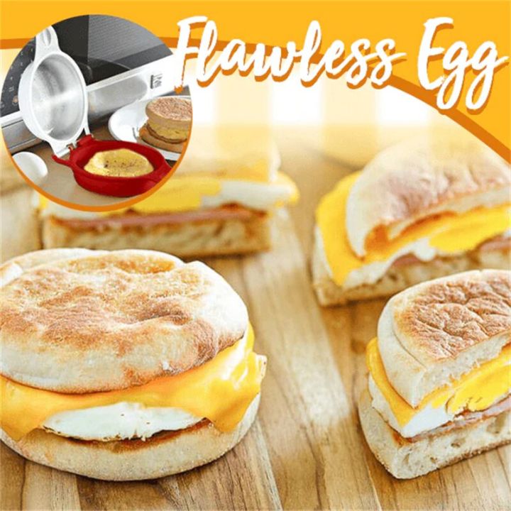 Two Egg Poacher Sandwich Breakfast Plastic Material Egg Tools Put