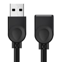 สายตัวขยายสายเคเบิล Usb 2.0ตัวผู้กับทีเสียบยูเอสบีสายซิงค์สายข้อมูลเร็ว0.5-4.8ม. ต่อสำหรับ Pc Lapkeyboard