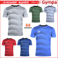 ?ส่งฟรี?เก็บคูปองใต้รูป?เสื้อฟุตบอล Warrix ลายคลื่นน้ำ Wave Training Shirt เสื้อกีฬาคอกลม WA-224FBACL01