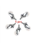 5pcs/Lot 1 Inch Screw Rod Caster M8 Centimeter Small Wheel Diameter 25mm Wear-Resistant Pulley One Nylon Universal Furniture Protectors  Replacement P