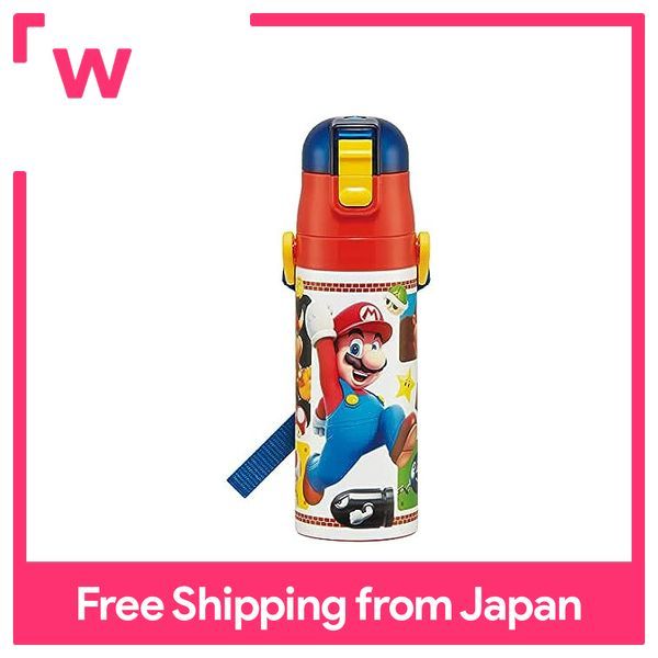 Super Mario: Stainless Water Bottle - 470ml