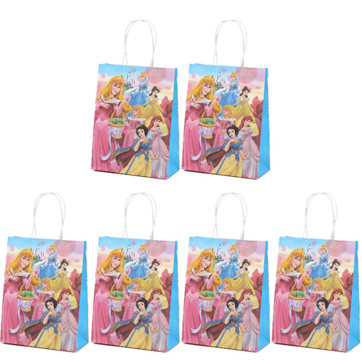 10pcs-frozen-princess-girls-birthday-party-decor-candy-gift-bag-paper-cartoon-cars-candy-gift-bag-supplies