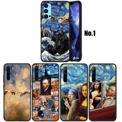 WA56 painting David Van Gogh Art อ่อนนุ่ม Fashion ซิลิโคน Trend Phone เคสโทรศัพท์ ปก หรับ OPPO Find X3 Lite F19 Pro Plus A74 A95 Neo