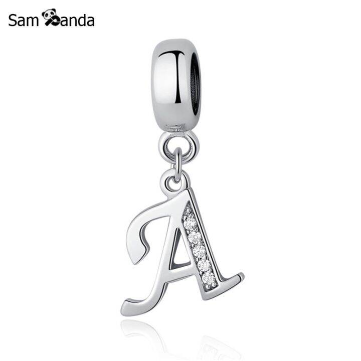 authentic-925-sterling-silver-charm-bead-vintage-a-z-letter-alphabet-dangle-charms-fit-pandora-original-bracelet-fine-jewelry