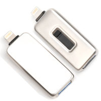 Supersonic Metal OTG Usb Flash Drive 32GB 128GB 256GB Pendrive External storage For iphone X 8 7 Plus 6 6s Plus 5S ipad Macbook