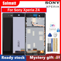 Salmatt จอแอลซีดีไอพีเอซต้นฉบับสำหรับ Sony Xperia Z4จอ LCD E6553 E6533จอแสดงผลหน้าจอสัมผัสหน้าจอดิจิตอล Sony Xperia Z4แทนการประกอบสำหรับพร้อมกรอบ1SIM/2SIM