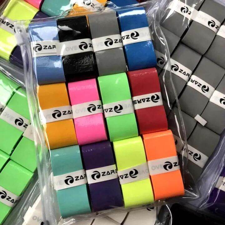 12Pcs/Pack ZARSIA PU Sticky Tennis Racket Over Grip,Tennis Overgrips
