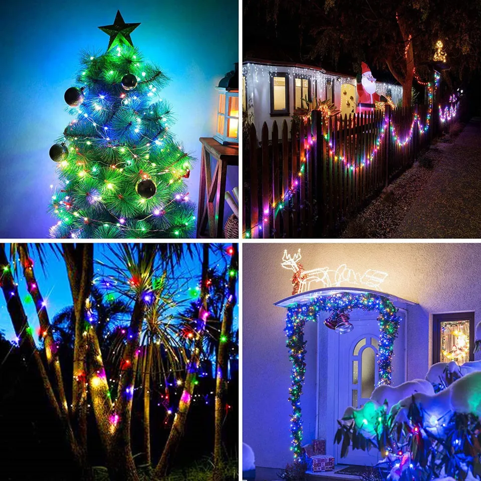 Smart Life WiFi RGBIC Christmas Lights Strip Holiday Decor