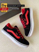 ?Sale50%?Vans Old Skool กัมมะยี่ - สีดำ-แดง รองเท้าผ้าใบ รองเท้าแฟชั่น รับประกันคุณภาพ