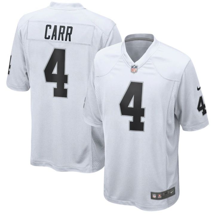 เสื้อกีฬารักบี้-nfl-las-vegas-raiders-las-vegas-raiders-4-derek-เสื้อกีฬา-carr-jersey