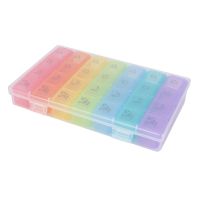 3X Weekly Pill Organizer, 2Nd Gen Extra Large Pill Box Case (7-Day / 4-Times-A-Day) with Huge Compartments