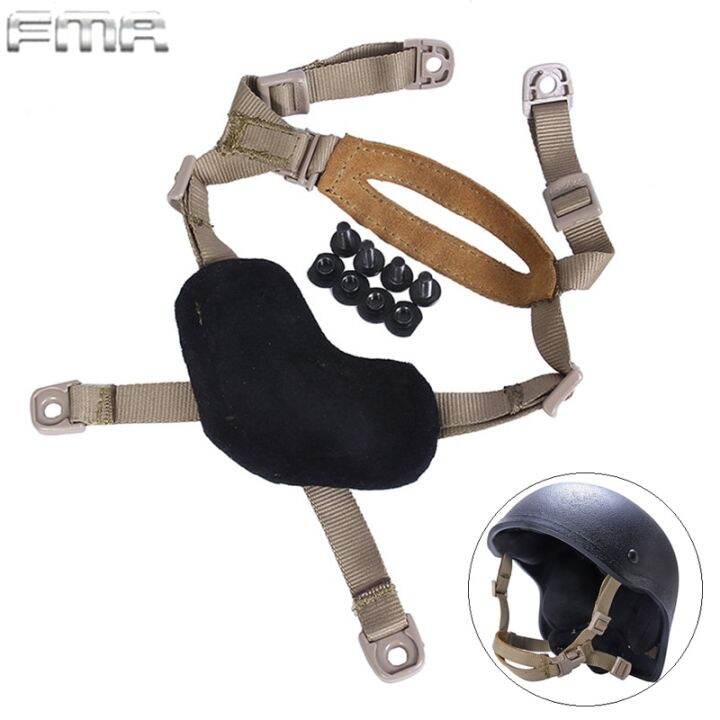 FMA Tactical 4 Points Chin Strap Suspension System XNape Helmet Retention Lanyard for MICH ACH