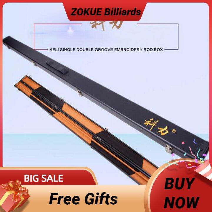 Original KELI Snooker Cue Box One Piece Snooker Box Flannelette Snooker