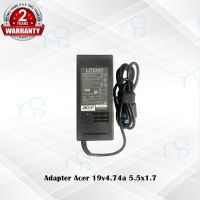 คุณภาพดี  Adapter Acer 19v4.74a *5.5X1.7* / อะแดปเตอร์ เอเซอร์ 19v 4.74a *5.5X1.7* แถมฟรีสายไฟ AC *ประกัน 2 ปี มีการรัประกันคุณภาพ  ฮาร์ดแวร์คอมพิวเตอร์