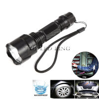 8000LM Hunting Flashlight 5 Mode Torch Lintern T6L2 V6 Tactical Flashlights 18650 Aluminum C8 Waterproof Lamp Mount