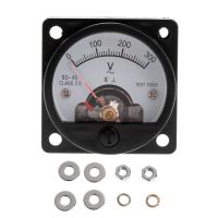 2021 new Voltmeter SO-45 AC 0-300V Round Analog Dial Panel Meter Voltmeter Gauge Black