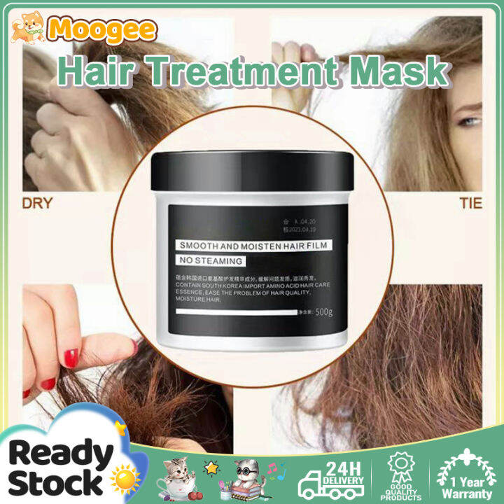 Hair Treatment Mask，500ml MultiEffect Oil Control Moisturizing Thick and Fluffy Hydrating Silky