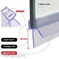 2023☌✽ Shower Strip Door Strips for 4-6mm Glass 18mm Glue-free Weatherstrip 40 50