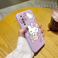 Chenyyka เคสสำหรับ Realme XT Realme X2เคสน่ารักลาย Pochacco บางสวยงามดีไซน์ใหม่เคสโทรศัพท์ป้องกันขอบสี่เหลี่ยม Softcase ปลอกซิลิโคนเคสกันกระแทก