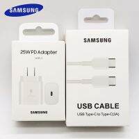 25W US Plug Charger For Samsung Super Fast Charge Adapter 1.0M USB TypeC Cable For Galaxy Z Fold 4 3 2 S21 Note 20 Ultra 10 Plus