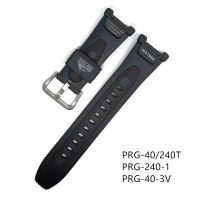 Resin Sport Strap for Casio G shock PRG-40T PRG-240T PRG-240-1 PRG-40-3v Men Waterproof Rubber Replacement Bracelet Watch Band