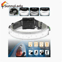 SunnyLady ไฟผ้าโพกศรีษะไฟฉายคาดศีรษะ Led 26Led 3โหมดไฟไฟฉายแบบปรับได้อเนกประสงค์