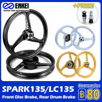 ENKEI ล้อแม็คแท้ 3 ก้าน พร้อมชุดลูกปืน สำหรับเวLC135 Spark135 Spark115 FI SIGHT SS2 Y110 Y100