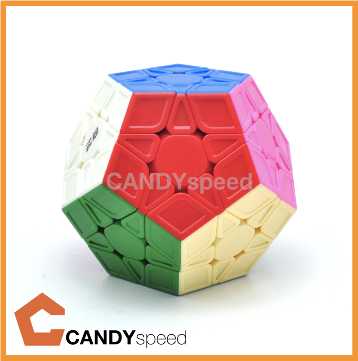 รูบิค-qiyi-qiheng-s-megaminx-sculpture-stickerless-by-candyspeed