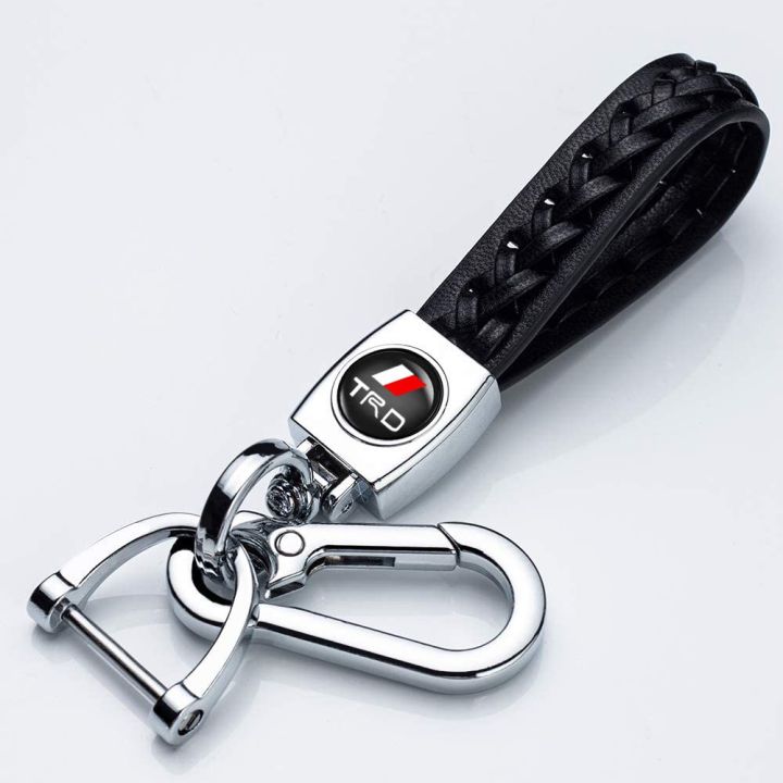 new-boutique-soft-sheepskin-fashion-leather-metal-car-logo-keychain-key-fob-for-toyota-trd