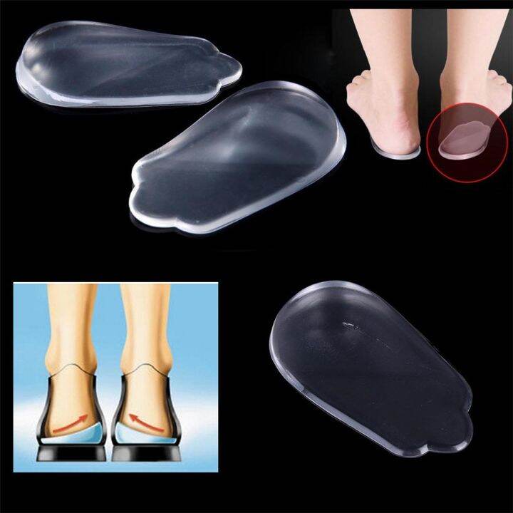 2 pcs Orthopedic Insoles for Men and Women, Medial & Lateral Heel Wedge ...