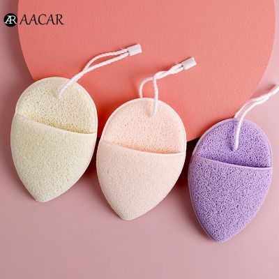 【CW】 1PC Exfoliating Face Cleansing Puff Flutter Sponge Deep Remover To Headband Facial