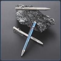 Luxury Bolt Action Pen Titanium Alloy G2 Compatible Rollerball Pen Retractable Ballpoint Pen for Office Professional Business Pens