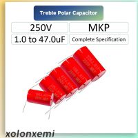 250V Tweeter Stepless MKP Capacitor Speaker Divider Treble Poleless 1uF 1.8uF 2.2uF 3uF 3.3uF 4uF 4.7uF 5.6uF 22uF 33uF 47uF Electrical Circuitry Part