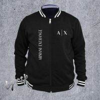 ARMANI EXCHANGE Basbal เสื้อแจ็กเก็ต หลายแบบ  ขวาน เปลี่ยนข้อความ สีขาว ซ้าย ขวา