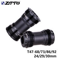 ZTTO Bicycle T47 Bottom cket 24 Crankset DUB 29 30mm Sealed Bearing Thread 47 68 73mm Shell 28.99mm Spline Axis MTB Road Bike