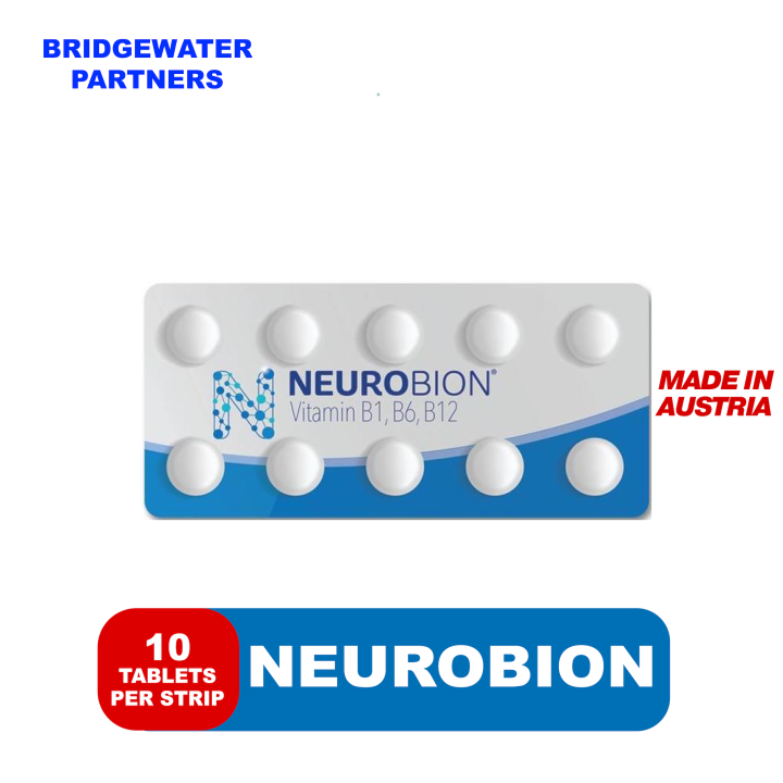 Neurobion (Vit B1+B6+B12) 100mg/200mg/200mcg (10 Tablets per strip ...