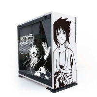 Uzumaki สติกเกอร์ลายอะนิเมะรูปลอกตกแต่งการ์ตูนสำหรับ Casing PC คอมพิวเตอร์หอคอยกลาง ATX กันน้ำได้ง่ายถอดออกได้